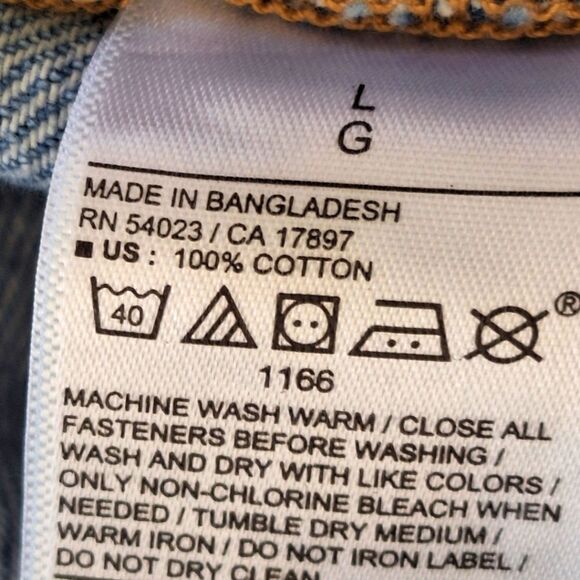 Old Navy Shortalls Blue Denim Y2k Jean L Bibs Overalls Shorts Barn Farmer Large - Picture 7 of 11